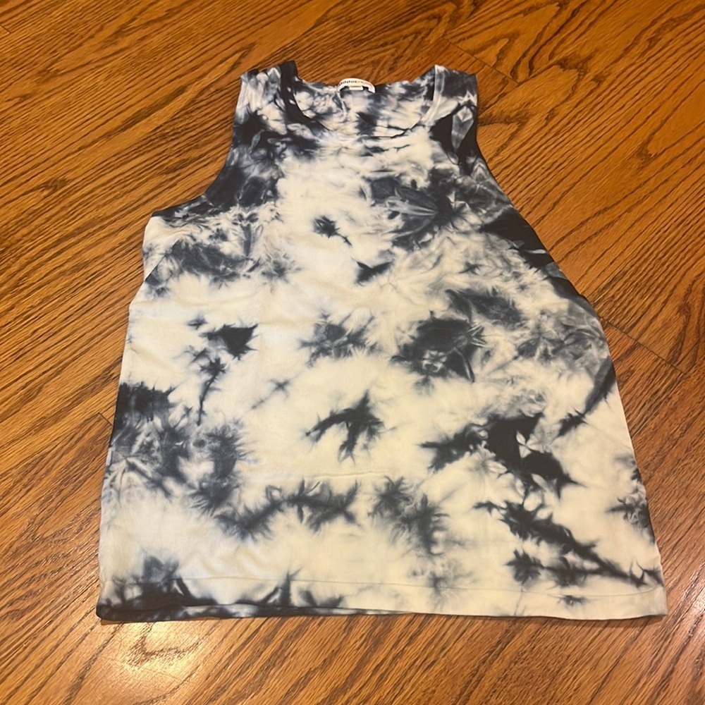 Minnie Rose Woman’s Blue Tie Dye Tank Size L